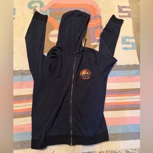 Abercrombie & Fitch Hoodie Men Sz XXL Muscle Fit Full Zip ADIRONDACK NY Patch